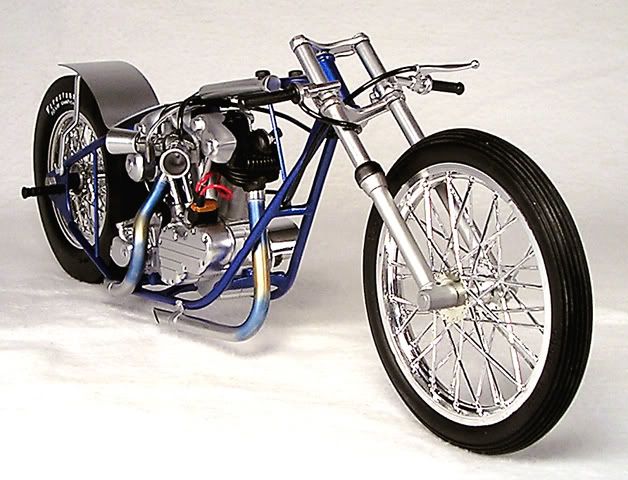 Vintage 1/8 Harley Drag Bike. - WIP: All The Rest